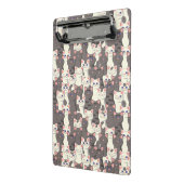 白猫と白猫の柄 ミニクリップボード (アングル2)