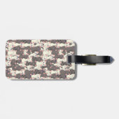 白猫と白猫の柄 ラゲッジタグ (裏面横)