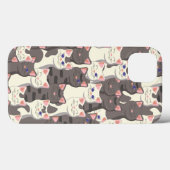 白猫と白猫の柄 Case-Mate iPhoneケース (裏面 (横))