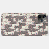 白猫と白猫の柄 Case-Mate iPhoneケース (裏面(横))
