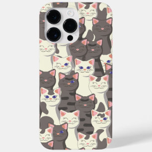 白猫と白猫の柄 Case-Mate iPhone 14 PRO MAXケース