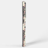 白猫と白猫の柄 SAMSUNG GALAXYケース (右側面)