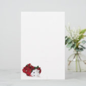 白猫のクリスマス 便箋 (スタンド正面)