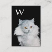白猫の女王モノグラム 名刺 (裏面)
