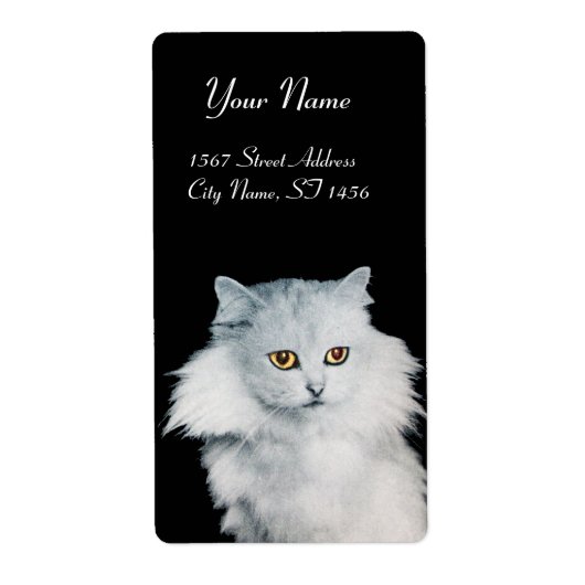 白猫の女王 ラベル (正面)