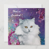 白猫の女王 招待状 (正面)