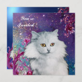 白猫の女王 招待状 (正面/裏面)