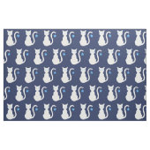 白猫の織物 ファブリック (ファットクウォーター)