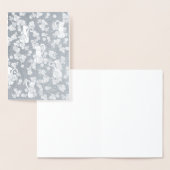 白猫の花 箔カード (ディスプレー)