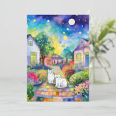 白猫の訪問 招待状 (スタンド正面)