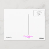 白猫はがき ポストカード (裏面)