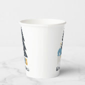 白猫クリスマス飾りツリーメリーCatmas 紙コップ (右)