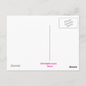 白猫チリンのはがき ポストカード (裏面)