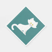 白猫ナプキンス スタンダードランチョンナプキン (角)