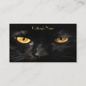 白猫パーソナライズされた猫の名刺 名刺 (正面)