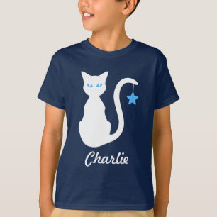 白猫名Tシャツ(子) Tシャツ