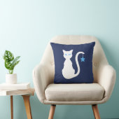 白猫枕 クッション (椅子)