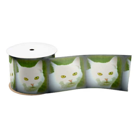 白猫顔 サテンリボン (リール)