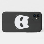 白猫顔 Case-Mate iPhoneケース (裏面(横))