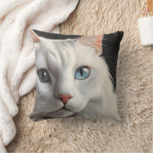 白猫 クッション (ブランケット)