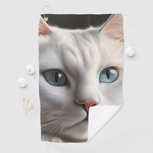 白猫 ゴルフタオル (インサイチュ)