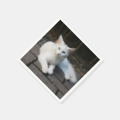 白猫 スタンダードカクテルナプキン (角)