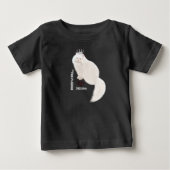 白猫 ベビーTシャツ (正面)