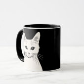 白猫 マグカップ (正面左)