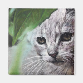 白猫 マグネット