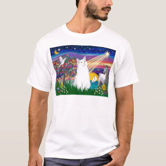 白猫 – マジカルナイト Tシャツ
