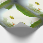 白猫 ラッピングペーパー (角)