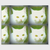 白猫 ラッピングペーパー (フラット)