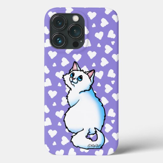 白猫 Case-Mate iPhoneケース (裏面)