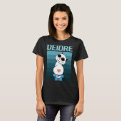白猫 - Deidre 名前 Tシャツ (正面フル)