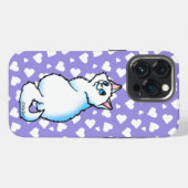 白猫 iPhoneケース (裏面横)