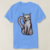 白猫 Tシャツ (デザイン正面)