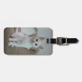 白猫 | Zazzle_Growshop. ラゲッジタグ (正面横)