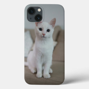 白猫   Zazzle_Growshop。 iPhone 13ケース
