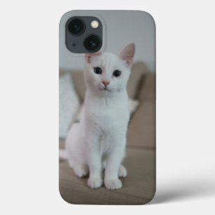 白猫 Zazzle_Growshop。 iPhone 13ケース