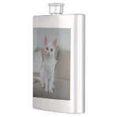 白猫 | Zazzle_Growstore フラスク (左)