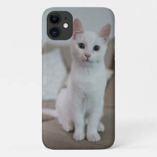 白猫 Zazzle_Growstore iPhone 11 ケース