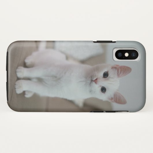 白猫 | Zazzle_Growstore Case-Mate iPhoneケース (裏面(横))