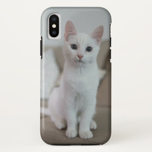白猫 Zazzle_Growstore iPhone XSケース