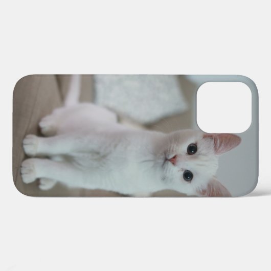 白猫 | Zazzle_Growstore Case-Mate iPhoneケース (裏面 (横))