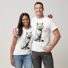 白猫Tシャツ Tシャツ
