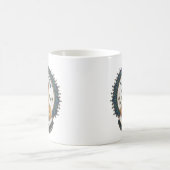 白獅子。イングランド コーヒーマグカップ (中央)