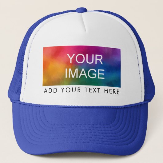 白王室のと青エレガントモダンの女子 キャップ (正面)