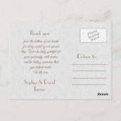 白王室の金ゴールド素晴らしさん ポストカード (裏面)