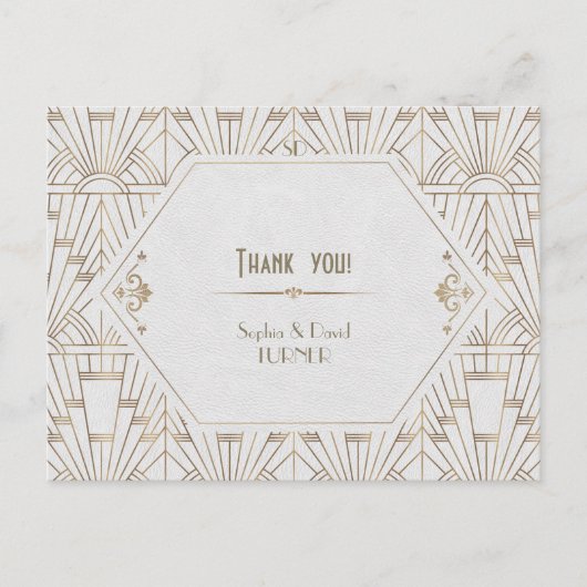 白王室の金ゴールド素晴らしさん ポストカード (正面)