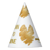 白生まれパーティー帽子 パーティーハット (正面)